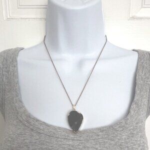 Francesca's Collections Purple Gemstone Pendant Necklace